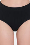 Zivame Medium Rise Full Coverage Hipster Panty (Pack of 3) - Black — thumbnail 5